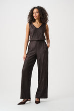 Load image into Gallery viewer, Joseph Ribkoff 263052 Pleated Satin Pull-On Wide-Leg Pants FW26
