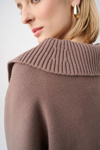 Load image into Gallery viewer, JOSEPH RIBKOFF 263938 Brushed Viscose And Nylon Shawl-Neck Sweater FW26
