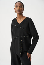Load image into Gallery viewer, Joseph Ribkoff 263961 Sweater with Metal Stud Detail FW26
