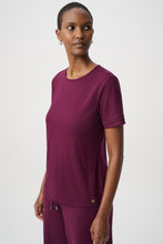 Load image into Gallery viewer, Joseph Ribkoff 264620 Stripe Band Crew Neck Tee FW26
