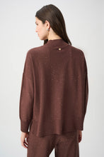 Load image into Gallery viewer, Joseph Ribkoff 264930 Sequin Mock Neck Sweater FW26
