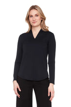 Load image into Gallery viewer, UP! 30475 Long Sleeve V-neck Top FW26
