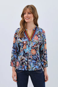 FDJ 3188153 Embellished Neck Top FW25
