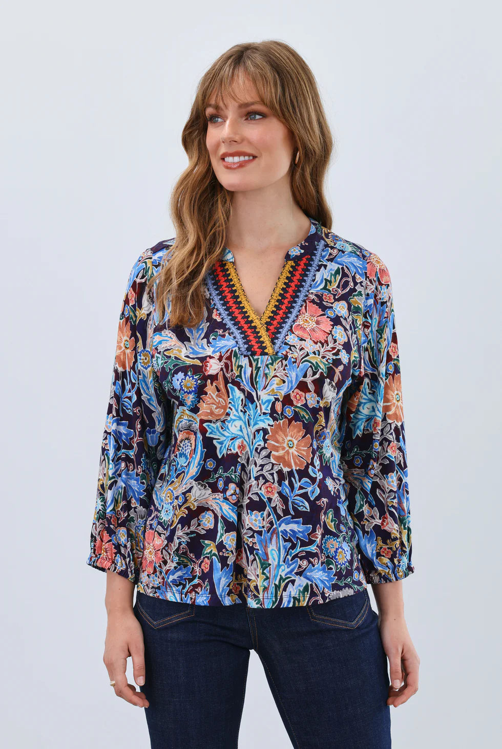 FDJ 3188153 Embellished Neck Top FW25