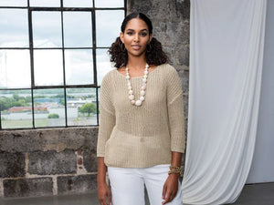 Alison Sheri - A38030 - Soft Turtle Sweater