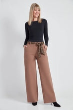 Load image into Gallery viewer, UP! 69067 Tie-Sash Wide-Leg Pant FW26
