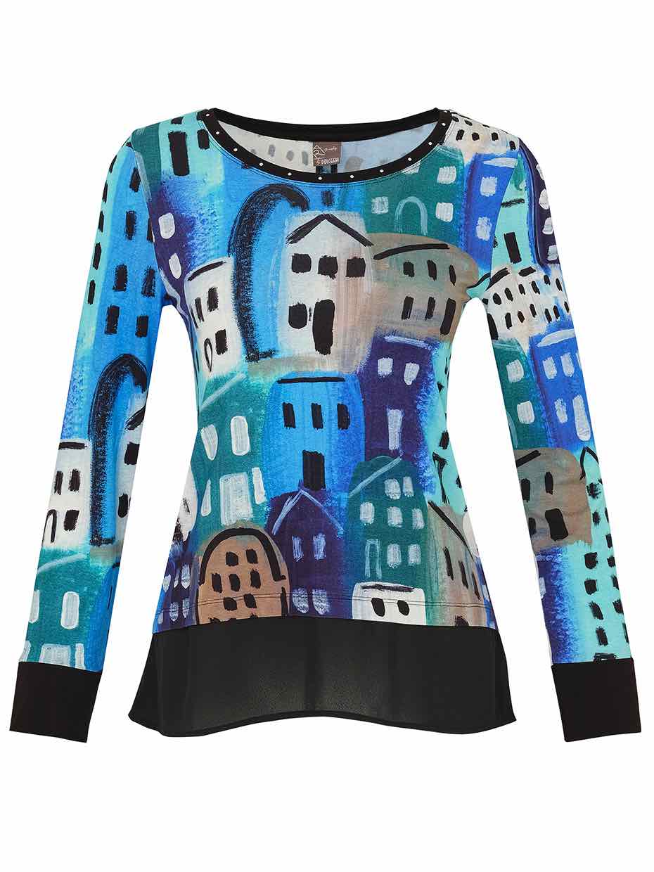 Dolcezza 73721 Printed Shirt FW23