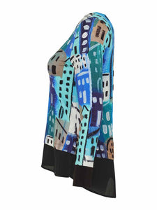 Dolcezza 73721 Printed Shirt FW23