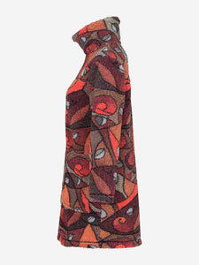 Dolcezza 73883 Mid Length Coat Printed FW23