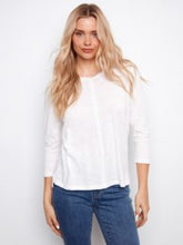 Load image into Gallery viewer, Charlie B C1293TPK Organic Cotton Jersey Top SS26
