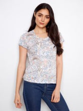 Load image into Gallery viewer, Charlie B C1310APK Printed Organic Cotton T-Shirt SS26
