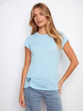 Load image into Gallery viewer, Charlie B C1435PK Cotton T-Shirt Heart Cut-Out Detail SS26
