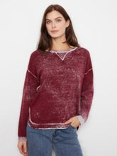 Load image into Gallery viewer, CHARLIE B C2010 PRINTED COTTON CREW NECK SWEATER FW26
