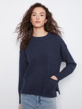 Load image into Gallery viewer, CHARLIE B C2052 PATCH POCKET CREW NECK SWEATER FW26
