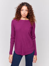 Load image into Gallery viewer, Charlie B C2170W 464A Crew Neck Sweater FW24
