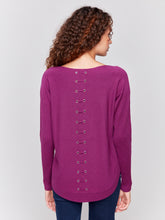 Load image into Gallery viewer, Charlie B C2170W 464A Crew Neck Sweater FW24
