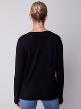 Load image into Gallery viewer, Charlie B C2279Y Basic V Neck Sweater FW23
