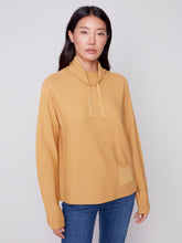 Load image into Gallery viewer, Charlie B C2419R Ottoman Sweater with Funnel Neck FW23
