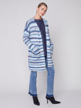 Load image into Gallery viewer, Charlie B C2438/668B Space Dye Cardigan FW23
