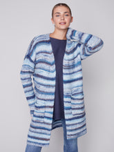 Load image into Gallery viewer, Charlie B C2438/668B Space Dye Cardigan FW23
