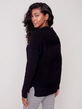 Load image into Gallery viewer, Charlie B C2547 V Neck Long Sleeve Collar with 2 Front Pockets FW23
