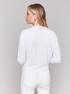 Charlie B C2645R Front Tie Bolero SS25