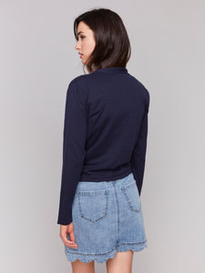 Charlie B C2645R Front Tie Bolero SS25