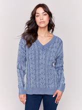 Load image into Gallery viewer, Charlie B C2691 711B Cold Dye Sweater FW24

