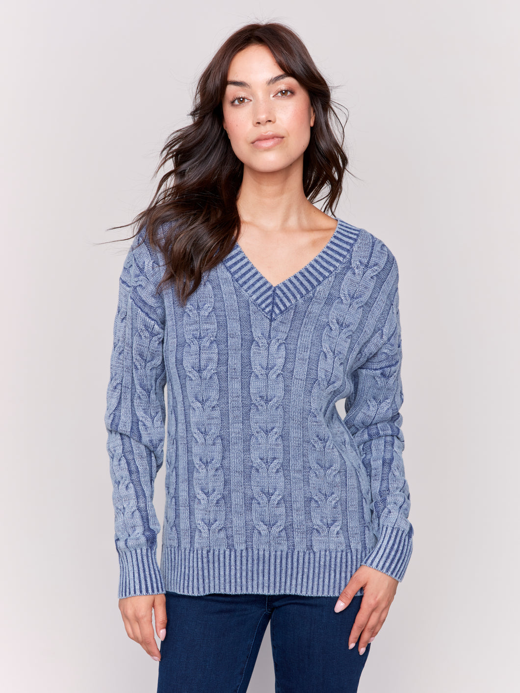 Charlie B C2691 711B Cold Dye Sweater FW24