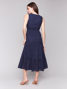 Charlie B C3208 Long Eyelet Dress SS25