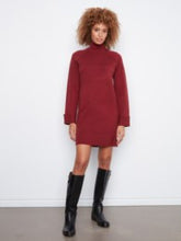 Load image into Gallery viewer, CHARLIE B C3263 MOCK NECK DRESS FW26
