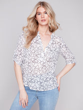 Load image into Gallery viewer, Charlie B C4188Y Cotton Gauze Blouse SS24
