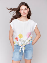 Load image into Gallery viewer, Charlie B C4271BA Linen Blend Top SS25

