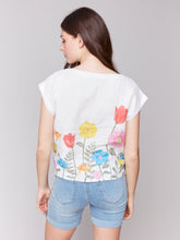 Load image into Gallery viewer, Charlie B C4271BA Linen Blend Top SS25
