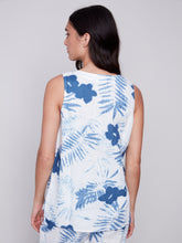Load image into Gallery viewer, Charlie B C4532P Printed Sleeveless Linen Top SS24
