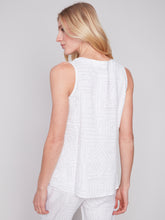 Load image into Gallery viewer, Charlie B C4532 Linen Sleeveless Top SS24
