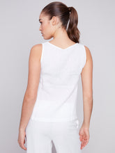 Load image into Gallery viewer, Charlie B C4543 Sleeveless Linen Top SS24
