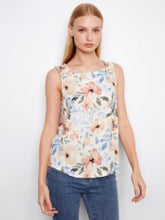 Load image into Gallery viewer, Charlie B C4588R-787A Sleeveless Linen Blouse SS26
