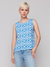 Load image into Gallery viewer, Charlie B C4592 Printed Linen Top SS25
