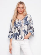 Charlie B C4650-787A Dolman Sleeve Blouse SS26
