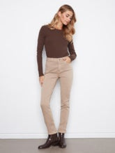Load image into Gallery viewer, CHARLIE B C5309 CUFFED HEM SLIM PANT FW26

