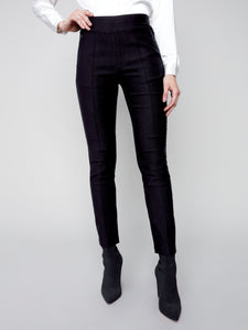 Charlie B C5445 Solid Stretch Pull on Pant FW23
