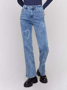 Charlie B C5572 Heart Jean FW24