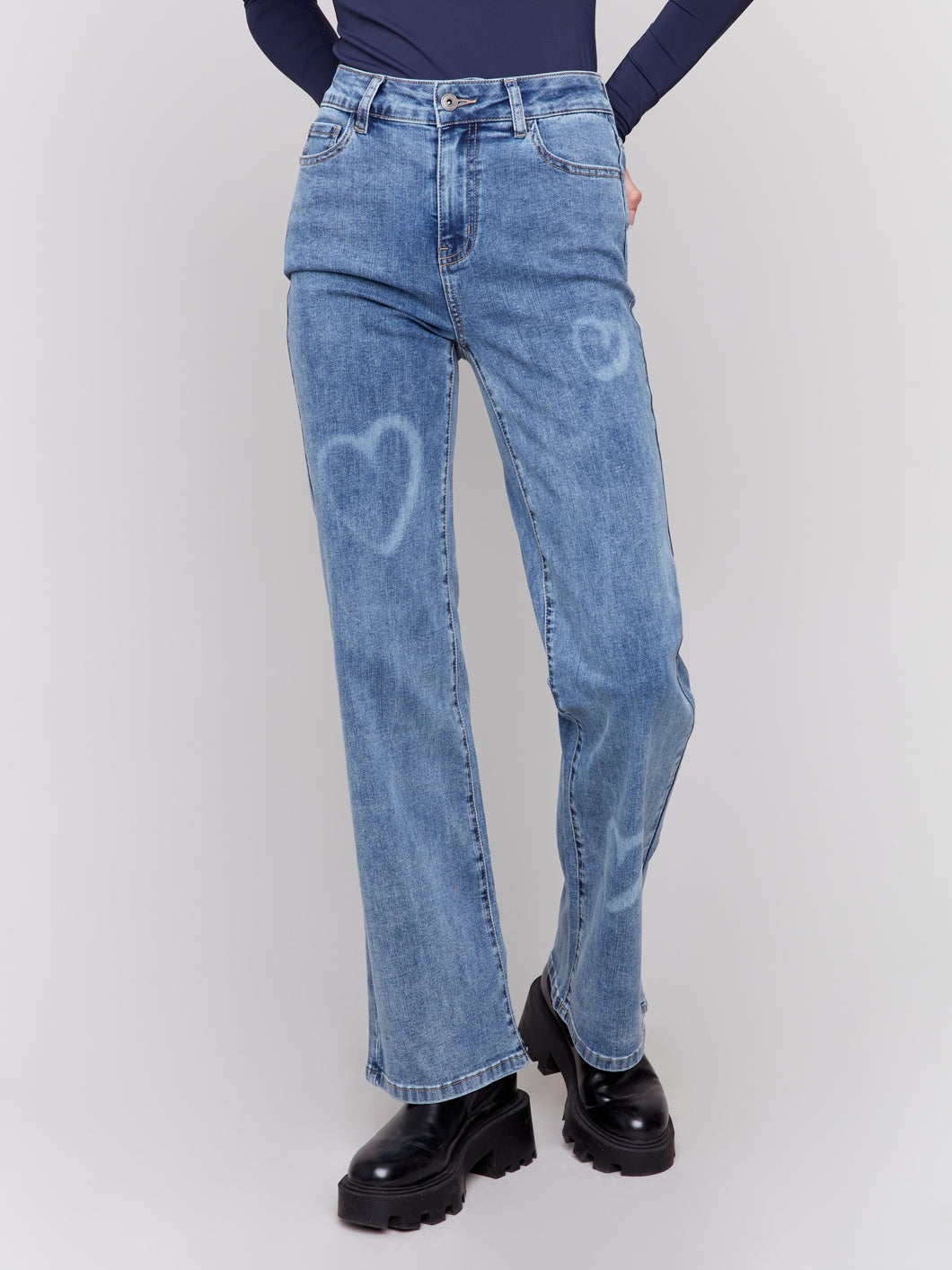 Charlie B C5572 Heart Jean FW24