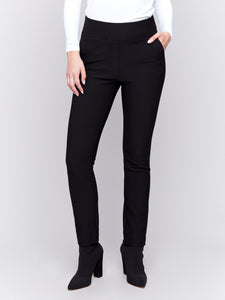 Charlie B C5578 049C Slim Dressy Pant FW24