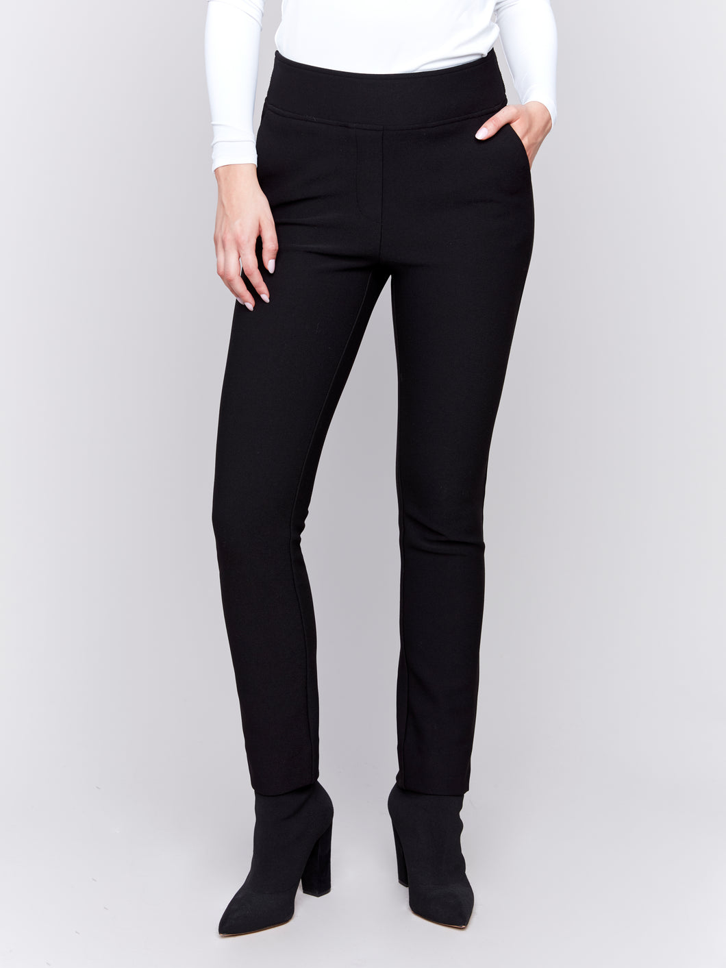 Charlie B C5578 049C Slim Dressy Pant FW24