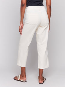 Charlie B C5623 Straight Crop Leg Pant SS25