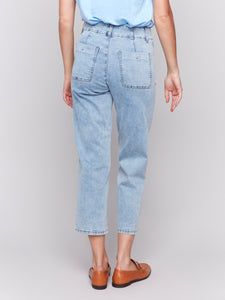 Charlie B C5623 Straight Crop Leg Pant SS25