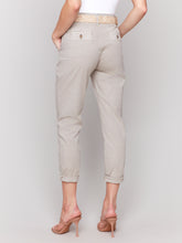 Load image into Gallery viewer, Charlie B C5625 Slim Leg Pant With Belt SS25
