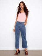 Charlie B C5636R-259C Straight Leg Pant-Patch Packets SS26